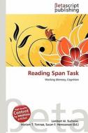 Reading Span Task edito da Betascript Publishing
