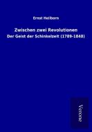 Zwischen zwei Revolutionen di Ernst Heilborn edito da TP Verone Publishing