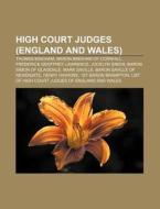 High Court Judges England And Wales : T di Source Wikipedia edito da Books LLC, Wiki Series