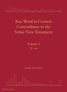 Key Word in Context Concordance to the Syriac New Testament edito da Gorgias Press LLC