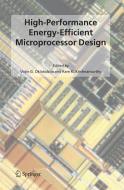 High-Performance Energy-Efficient Microprocessor Design edito da SPRINGER NATURE