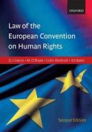 Law of the European Convention on Human Rights di Thomas Harris, Michael  O'Boyle, Edward  Bates edito da Oxford University Press