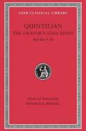 The Orator's Education di Quintilian edito da Harvard University Press