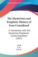 The Mysterious And Prophetic History Of Esau Considered di J. H. edito da Kessinger Publishing Co