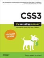 Css3: The Missing Manual di David Sawyer Mcfarland edito da O\'reilly Media, Inc, Usa