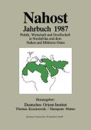 Nahost Jahrbuch 1987 edito da VS Verlag für Sozialwissenschaften