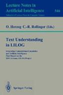 Text Understanding in LILOG edito da Springer Berlin Heidelberg