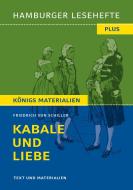 Kabale und Liebe di Friedrich Schiller edito da Hamburger Lesehefte