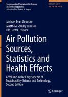 Air Pollution Sources, Statistics and Health Effects edito da SPRINGER NATURE
