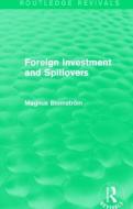 Foreign Investment and Spillovers di Magnus Blomstrom edito da Taylor & Francis Ltd