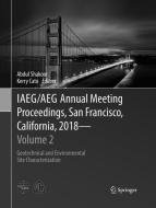 IAEG/AEG Annual Meeting Proceedings, San Francisco, California, 2018 - Volume 2 edito da Springer International Publishing