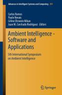 Ambient Intelligence - Software and Applications edito da Springer International Publishing