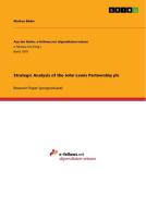 Strategic Analysis of the John Lewis Partnership plc di Markus Bäder edito da GRIN Publishing
