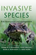 Invasive Species edito da Cambridge University Press