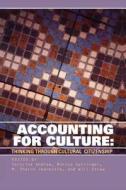 Accounting for Culture edito da University of Ottawa Press