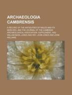 Archaeologia Cambrensis; A Record Of The Antiquities Of Wales And Its Marches, And The Journal Of The Cambrian Archaeological Association. Supplement, di U S Government, William Basil Jones edito da Rarebooksclub.com