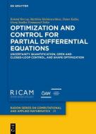 Optimization And Control For Partial Differential Equations edito da De Gruyter