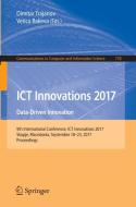 ICT Innovations 2017 edito da Springer International Publishing