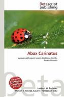 Abax Carinatus edito da Betascript Publishing