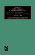 Research in International Business and Finance Volume 14 di Murray Gray, Dave Gray, Irene Finel-Honigman edito da Emerald Group Publishing Limited