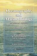 Oceanography and Marine Biology edito da Taylor & Francis Inc