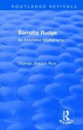 : Barnaby Rudge (1987 ) di Thomas Jackson Rice edito da Taylor & Francis Ltd