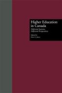 Higher Education in Canada di Glen A. Jones edito da Taylor & Francis Ltd