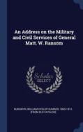 An Address On The Military And Civil Ser di WILLIAM HYS BURGWYN edito da Lightning Source Uk Ltd
