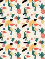 Toucans and Pineapples Planner and Journal Bird and Fruit Notebook: Medium College Ruled Notebook, 120 Page, Lined 8.5 X di Kelly Mann edito da LIGHTNING SOURCE INC