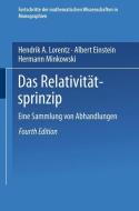 Das Relativitätsprinzip di A. Einstein, H. A. Lorentz, H. Minkowski edito da Vieweg+Teubner Verlag