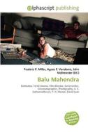 Balu Mahendra edito da Vdm Publishing House