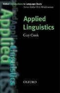 Applied Linguistics di Guy Cook edito da Oxford University Press
