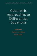 Geometric Approaches to Differential Equations di Peter J. Vassiliou, Ian G. Lisle edito da Cambridge University Press