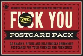The F*** You Postcard Pack di Cider Mill Press edito da Sterling Publishing Co Inc