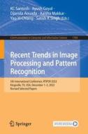 Recent Trends in Image Processing and Pattern Recognition edito da Springer Nature Switzerland