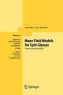 Mean Field Models for Spin Glasses di Michel Talagrand edito da Springer Berlin Heidelberg