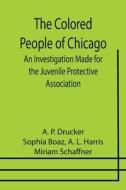 THE COLORED PEOPLE OF CHICAGO AN INVEST di A. P. DRUCKER edito da LIGHTNING SOURCE UK LTD