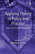 Applying Theory to Policy and Practice edito da Taylor & Francis Ltd