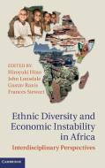 Ethnic Diversity and Economic Instability in Africa di Hiroyuki Hino edito da Cambridge University Press
