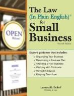 The Law (in Plain English)(R) for Small Business di Leonard D. DuBoff edito da Sphinx Publishing