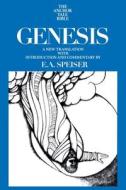 GENESIS di E. A. Speiser edito da Yale University Press