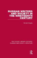 Russian Writers And Society In The Nineteenth Century di Ronald Hingley edito da Taylor & Francis Ltd