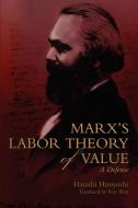 Marx's Labor Theory of Value di Roy West edito da iUniverse