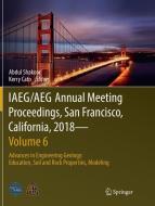 IAEG/AEG Annual Meeting Proceedings, San Francisco, California, 2018-Volume 6 edito da Springer International Publishing
