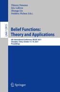 Belief Functions: Theory and Applications edito da Springer International Publishing