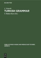 Turkish Grammar di J. Németh edito da De Gruyter