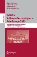 Reliable Software Technologies -- Ada-Europe 2013 edito da Springer Berlin Heidelberg
