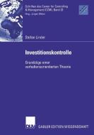 Investitionskontrolle di Stefan Linder edito da Deutscher Universitätsverlag