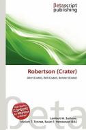 Robertson (Crater) edito da Betascript Publishing