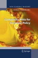 Complexity Hints for Economic Policy edito da Springer Milan